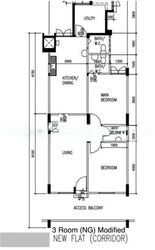 Blk 118 Kebun Baru Heights (Ang Mo Kio), HDB 3 Rooms #534632671
